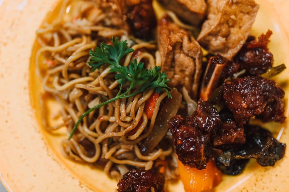 Vegetable Hakka Noodles
